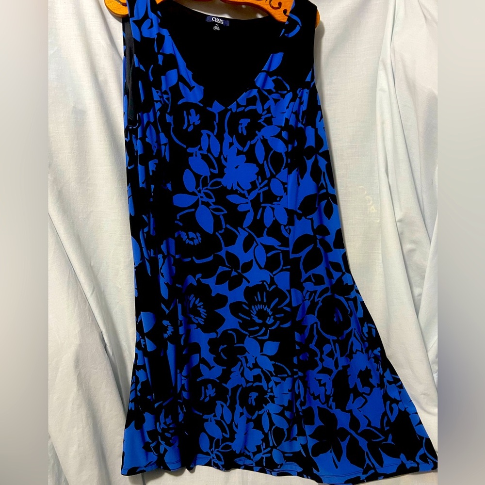 Chaps sleeveless woman’s plus size dress 20W